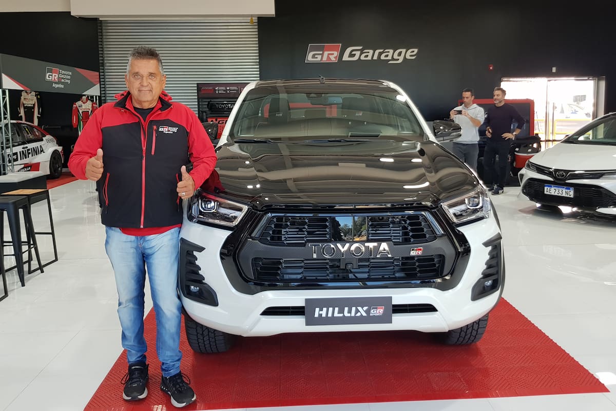 Gabriel Raies trabaja para Toyota Argentina como asesor sobre los vehículos deportivos