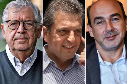 Gabriel Rubinstein, Sergio Massa y Eduardo Setti