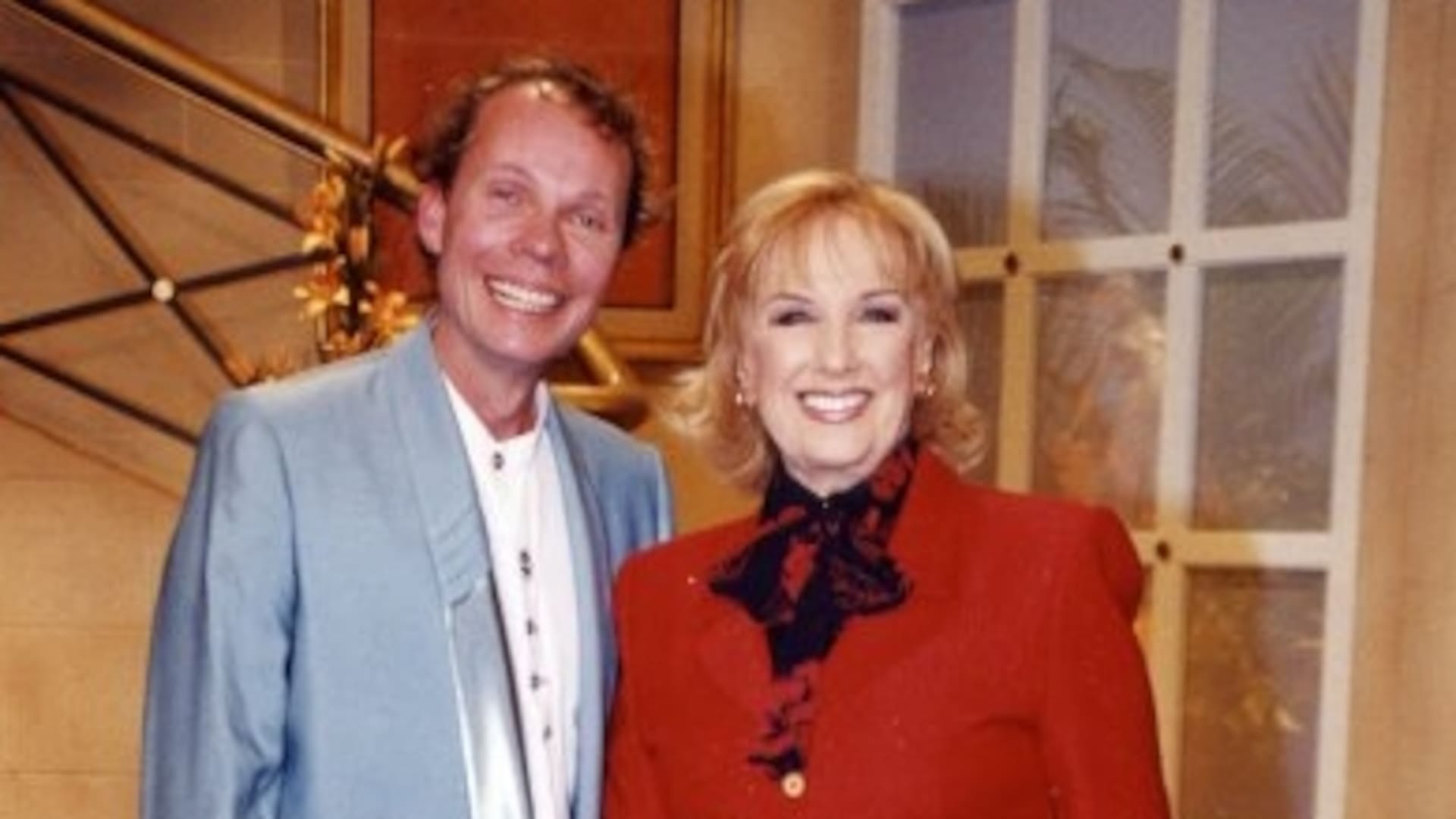 Gabriel Rugiero junto a Mirtha Legrand