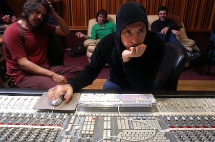 Gabriel Ruiz Díaz en el estudio