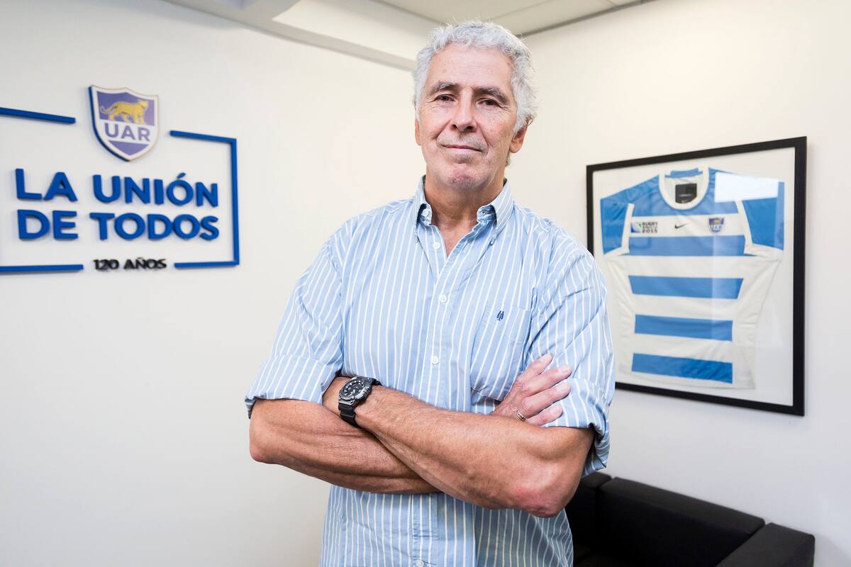 Gabriel Travaglini, el flamante presidente de la Unión Argentina de Rugby.