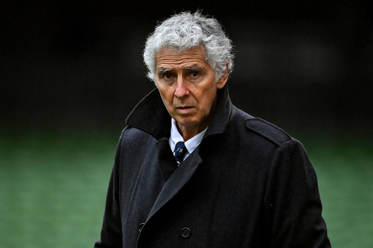 Gabriel Travaglini, entonces vicepresidente de la Unión Argentina de Rugby, en el captain's run del test match de noviembre último con Irlanda en Dublín; desde este jueves, el ex jugador de los Pumas es el presidente de la UAR.