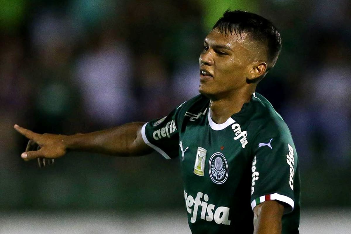 Gabriel Veron, la nueva promesa del fútbol brasileño, de solo 17 años.