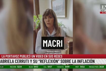 Gabriela Cerruti explicó los motivos de la inflación en sus redes y Eduardo Feinmann y Pablo Rossi analizaron su video