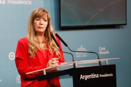 Gabriela Cerruti, la portavoz de la Presidencia