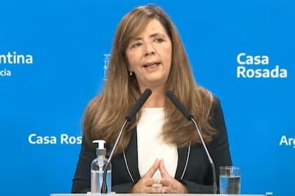 Gabriela Cerruti, portavoz del presidente Alberto Fernández