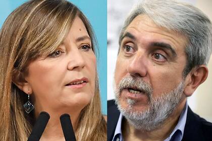 Gabriela Cerruti y Aníbal Fernández, con posturas diferentes sobre los saqueos