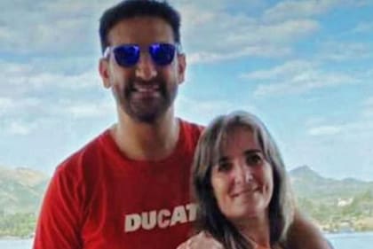 Oliveri y Yacarini, la pareja denunciada por Aberastain por amenazas a sus hijos