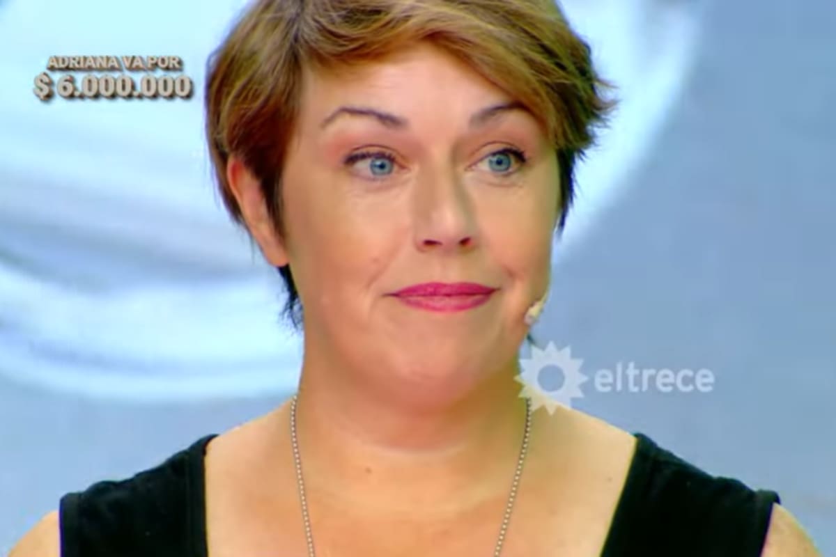 Gabriela ganó Los 8 escalones de los tres millones y dejó sin palabras a todos al revelar cómo conoció a su pareja (Foto: Captura / eltrece)