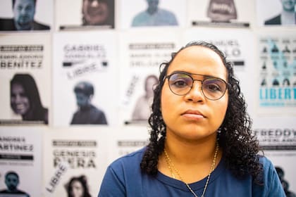 Gabriela Hernández es la hija de Nélida Sánchez, presa por el régimen de Nicolás Maduro