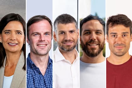 Gabriela Macagni, MatterScale Ventures; Tomás Braun, Boost Capital Partners; Santiago Fosatti, Kaszek; Sacha Spitz, Newtopia; Hugo Mardomingo, All Iron Ventures