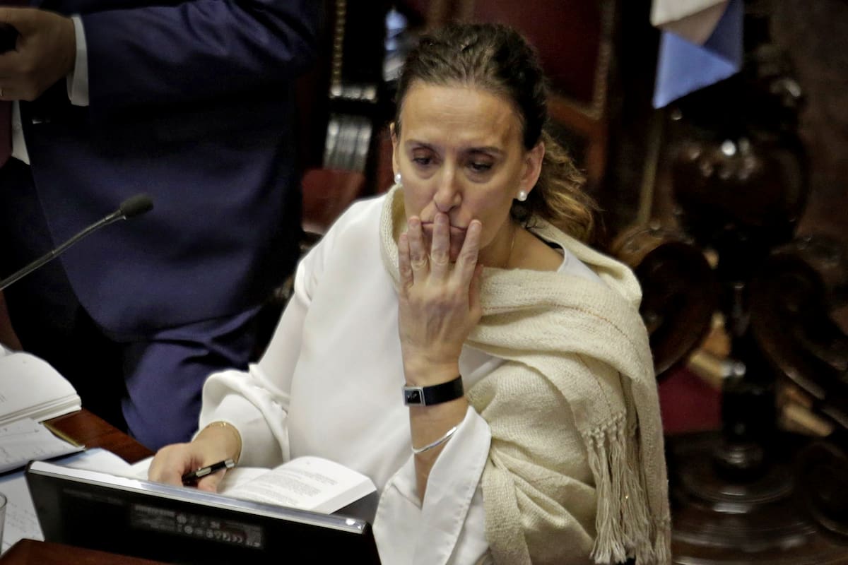 Gabriela Michetti en el Senado de la Nación