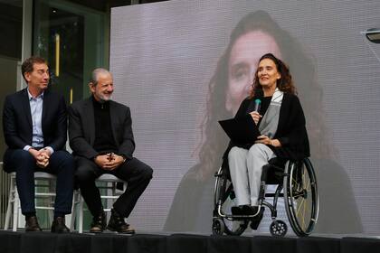 Gabriela Michetti en la inauguración del nuevo edificio de la Universidad Di Tella