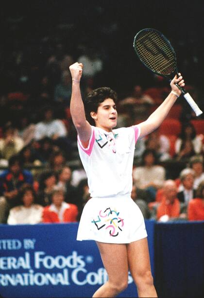 Gabriela Sabatini, en su época de tenista