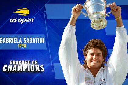 Gabriela Sabatini se consagró la campeona de una encuensta realizada por las redes sociales de US Open