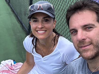Gabriela Sabatini y Juan Martín Del Potro, otra vez en Nueva York, donde este miércoles por la noche participarán en una exhibición.