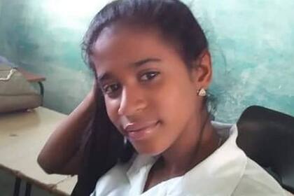 Gabriela Zequeira tiene 17 años, estudia contabilidad y fue detenida el 11 de julio en La Habana