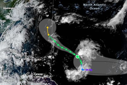 Gabrielle podría avanzar la próxima semana hacia las Bermudas