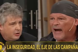 Gabril Schultz y Alfa Santiago se cruzaron en Polémica en el Bar por el uso de las pistolas Taser (Foto: Captura América)