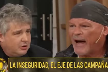 Gabril Schultz y Alfa Santiago se cruzaron en Polémica en el Bar por el uso de las pistolas Taser (Foto: Captura América)