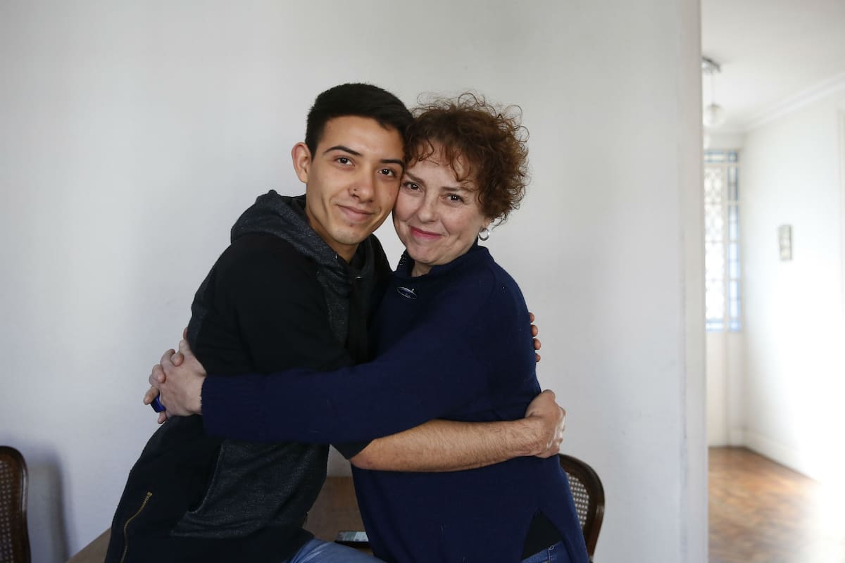 Gaby Ferrero adoptó a Osqui Márquez Ferrero cuando tenía seis años