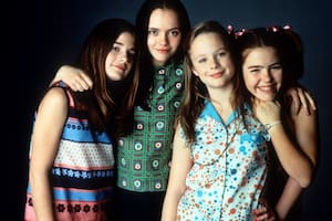 Gaby Hoffmann, Christina Ricci, Thora Birch y Ashleigh Aston Moore, protagonistas del film de 1995, Amigas para siempre