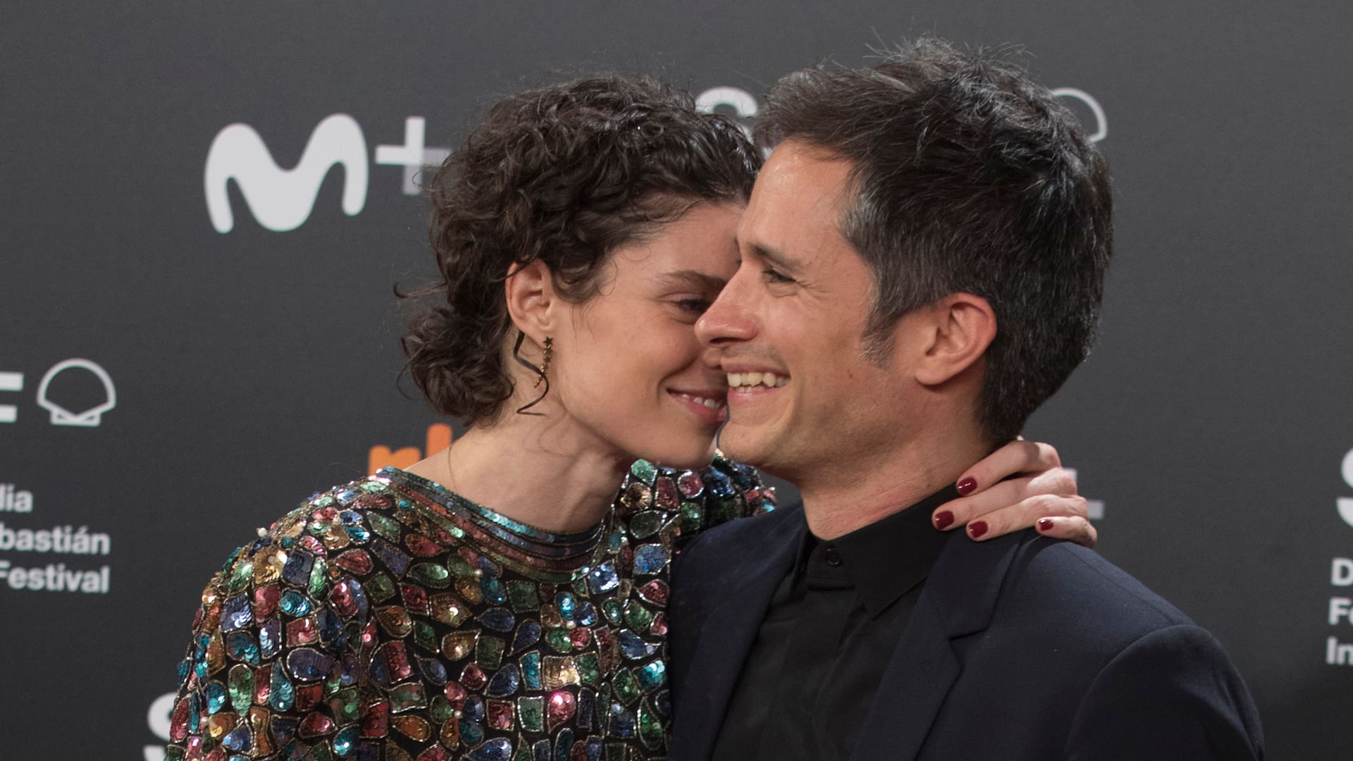 Gael García Bernal y su actual pareja, Fernanda Aragonés, en el festival de
San Sebastián en 2019