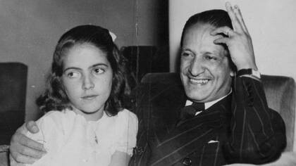 Gaitán y su hija Gloria