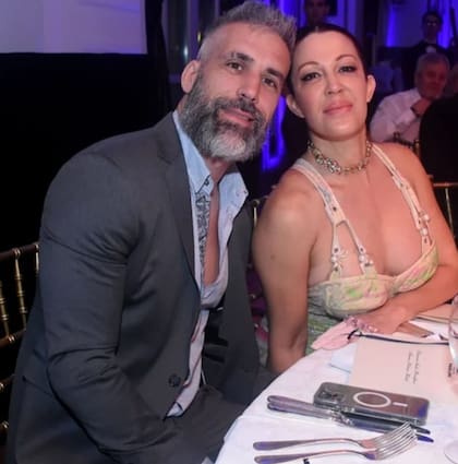 Miriam Lanzoni y su pareja, Christian Halbinger