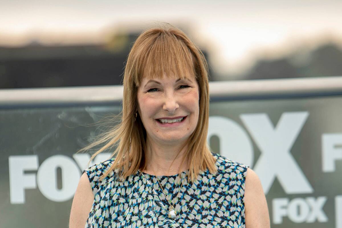 Gale Anne Hurd en la alfombra roja de The Walking Dead, en 2018