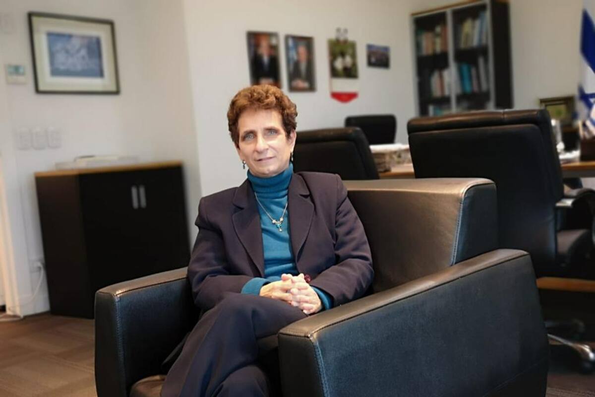 Galit Ronen, embajadora de Israel en Argentina, durante su entrevista con LA NACION. Gentileza Embajada de Israel