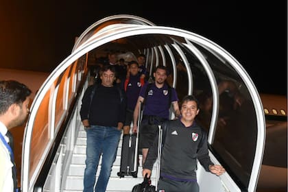 Gallardo, Francescoli y Armani desembarcan en Abu Dhabi