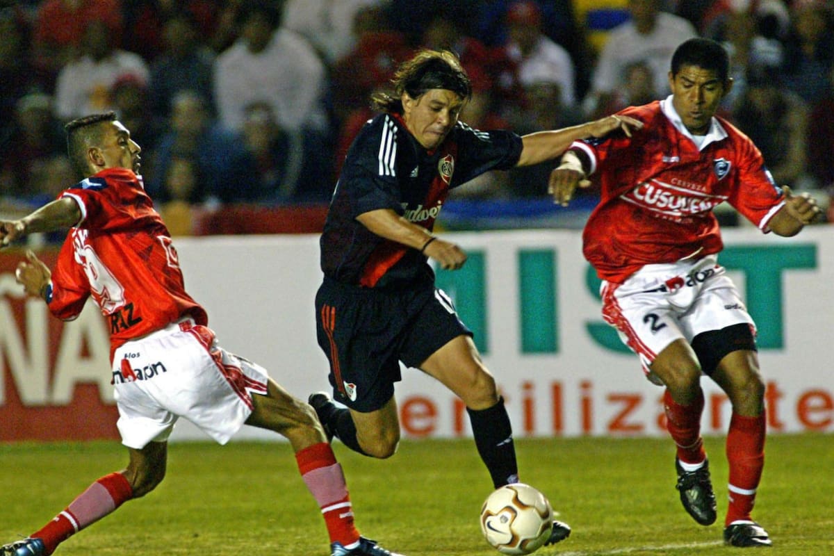 Gallardo había sido titular en la última final internacional perdida de River: ante Cienciano en la Sudamericana 2003