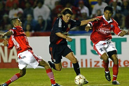 Gallardo había sido titular en la última final continental perdida de River: ante Cienciano en la Sudamericana 2003