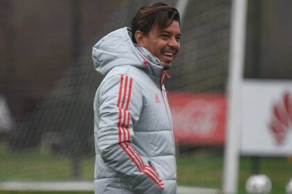 Gallardo, metido en River: evaluó el rendimiento de la selección en el Mundial