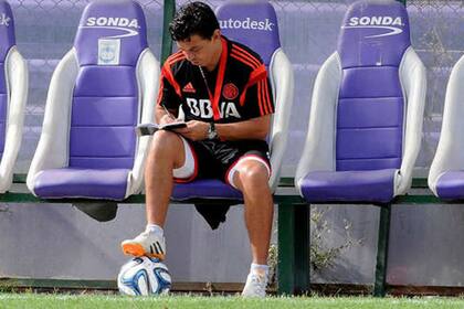 Gallardo quiere tener a Gio Simeone en el plantel de la próxima temporada