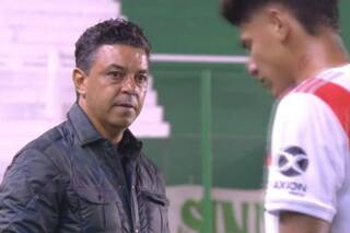 River. La mano insólita de Ponzio y la mirada fulminante de Gallardo a Carrascal