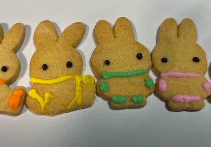 Galletitas con los conejos de Pascua de las Monjas Benedictinas