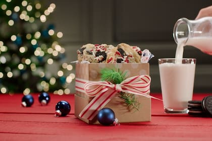 Galletitas navideñas con Oreo.