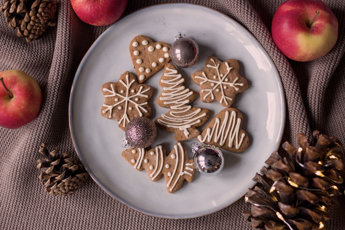 Galletitas navideñas de chocolate