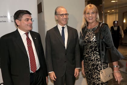 Gallo Tagle con Rosenkrantz, presidente de la Corte, y la ministra de Justicia, Marcela Losardo