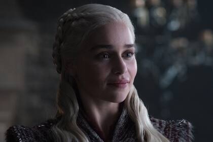 Emilia Clarke como Daenerys Targaryen en la octava y última temporada de Game of Thrones