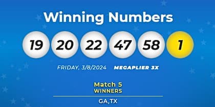 Ganadores de Mega Millions del 8 de marzo
