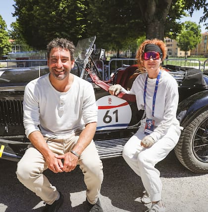 Ganadores en la carrera de las Mille Mille (Mil Millas) 2026, los hermanos compitieron a bordo de su 1931 Alfa Romeo 6c 1750 GS Spider Zagato