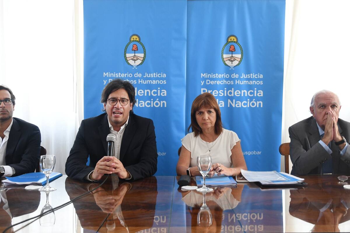 Garavano, el día que presentaron el proyecto de baja de imputabilidad; el del Código Penal todavía no se hizo