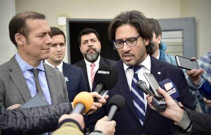 Garavano en la visita a un penal de Neuquén esta semana; fue uno de los protagonistas en el caso Freiler