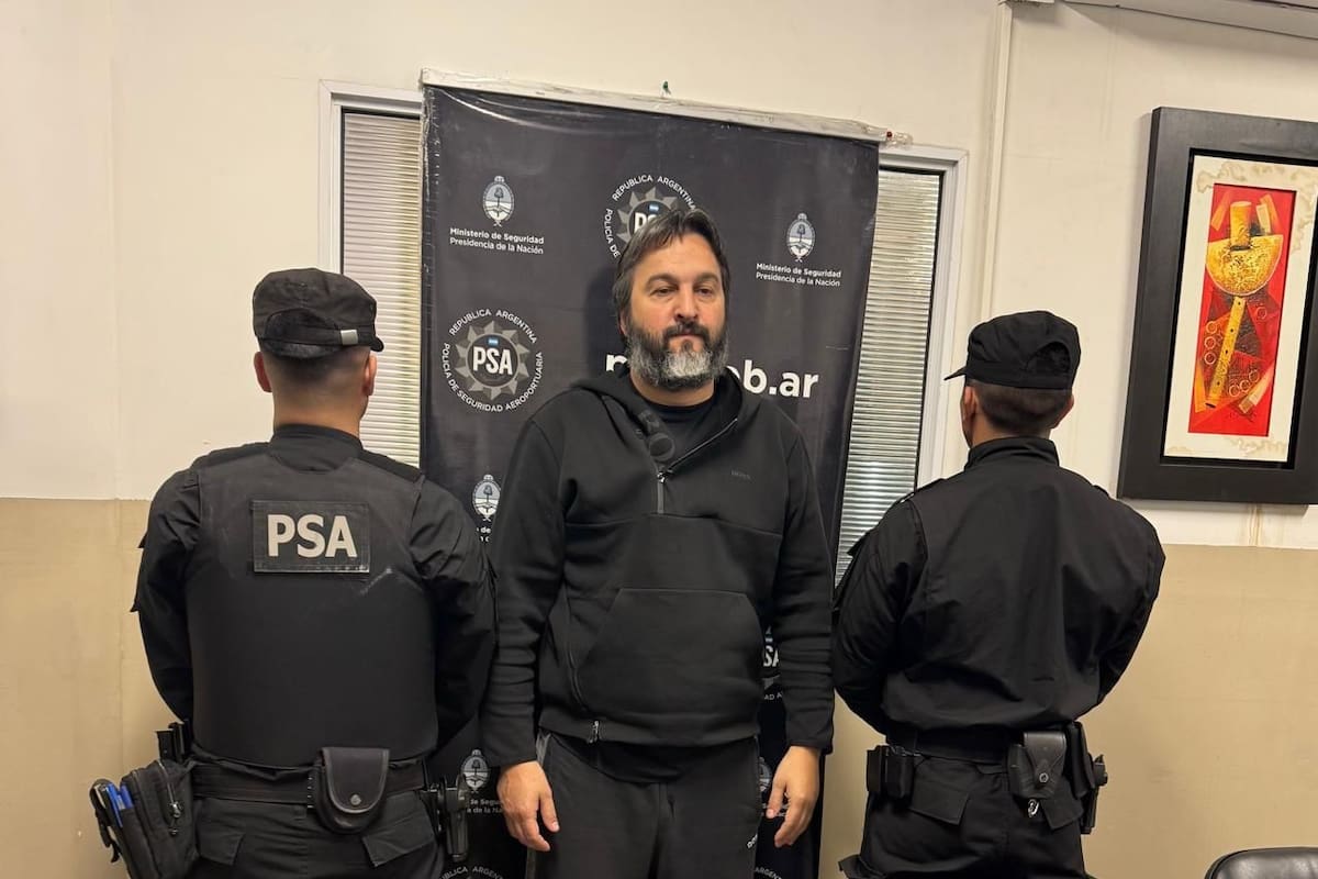 García Furfaro, detenido por la Policía de Seguridad Aeroportuaria