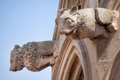 Gárgolas en la inquietante Catedral de Mallorca.