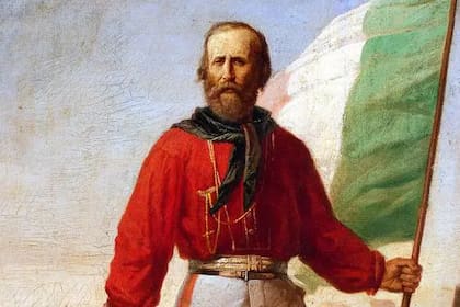 Garibaldi, con su famosa camisa roja, fue apodado el "héroe del Viejo y del Nuevo Mundo". Foto: Getty Images