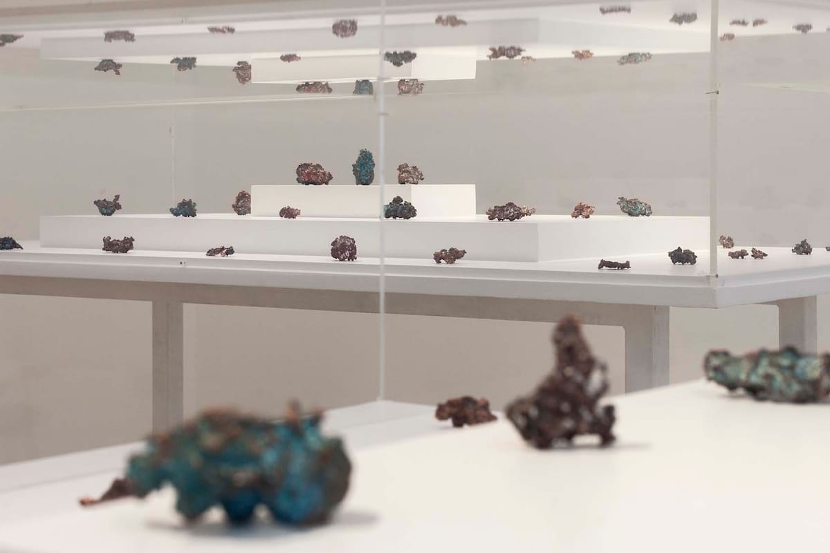 Garrido-Lecca crea con un carretel de cable piezas similares a las que se pueden extraer de una mina